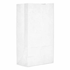 Discount 😍 #12 Paper Grocery Bag, 40lb White, Standard 7 1/16 X 4 1/2 X 13 3/4, 500 Bags 🎁