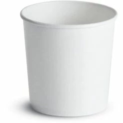 Best reviews of 🌟 Huhtamaki Tall Paper Food Container With Vented Paper Lid, 16 OZ, White 😀