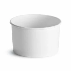 Buy 👏 Squat Food Container, White, 16 Oz. 🌟