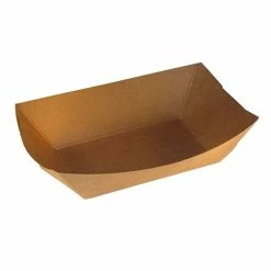 New 👍 Food Tray #250 Kraft Plain 😉