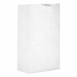Best deal 🔔 Grocery Paper Bags, 30 Lbs Capacity, #2, 4.31"w X 2.44"d X 7.88"h, White, 500 Bags 🧨