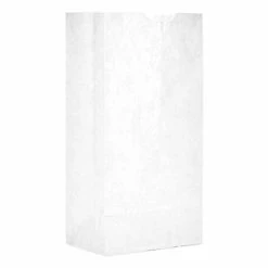 Brand new 💯 Grocery Paper Bags, 30 Lbs Capacity, #4, 5"w X 3.33"d X 9.75"h, White, 500 Bags ✔️