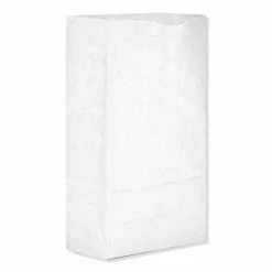 Budget ❤️ Grocery Paper Bags, 35 Lbs Capacity, #6, 6"w X 3.63"d X 11.06"h, White, 500 Bags ✨