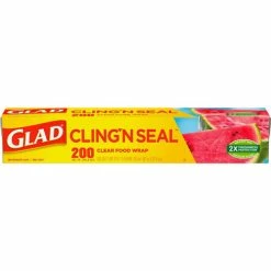 Cheapest 👏 ClingWrap Plastic Wrap, 200 Square Foot Roll, Clear ❤️