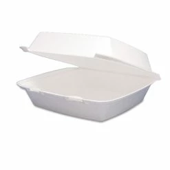 Cheap ❤️ Dart Foam Container, Hinged Lid, 1-Comp, 8 3/8 X 7 7/8 X 3 1/4, 200/Carton 🌟