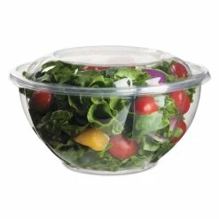 Cheapest ✨ Renewable And Compostable Salad Bowls With Lids - 32 Oz, 50/Pack, 3 Packs/Carton ⌛