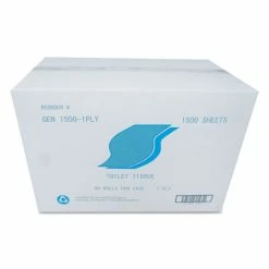 Hot Sale 🌟 Small Roll Bath Tissue, Septic Safe, 1-Ply, White, 1,500 Sheets/Roll, 60 Rolls/Carton 🔥