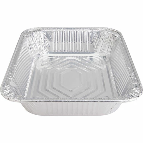 Discount π Disposable Aluminum Pan, 1/2", 128oz Cap, 100/CT, SR π - Image 3