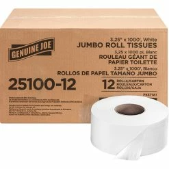 Best Sale ❤️ Bath Tissue Roll, 2-Ply, 1000', 12/CT, White ✔️