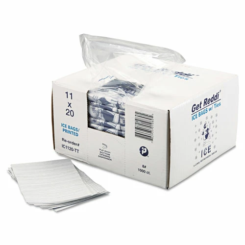 Coupon βοΈ Ice Bags, 1.5 Mil, 11" X 20", Clear, 1,000/Carton π₯ - Image 3