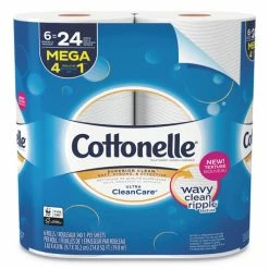 Coupon 🌟 Ultra CleanCare Toilet Paper, Strong Tissue, Mega Rolls, Septic Safe, 1-Ply, White, 340 Sheets/Roll, 6 Rolls/Pack, 6 Packs/CT ⌛