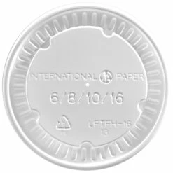 Deals 🧨 Flat White Hot Food Container Lid, 6 Oz. - 16 Oz. 💯