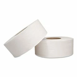 Best Sale 👍 Jumbo Bath Tissue, Septic Safe, 2-Ply, White, 500 Ft, 12/Carton ⭐