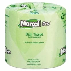 Discount 👍 100% Recycled Bathroom Tissue, Septic Safe, 2-Ply, White, 242 Sheets/Roll, 48 Rolls/Carton 🔔