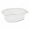 Best Sale 👏 EarthChoice PET Hinged Lid Deli Container, 7.38 X 5.88 X 2.38, 24 Oz, 1-Compartment, Clear, 280/Carton 👏