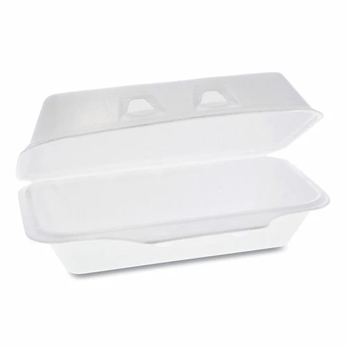 Outlet ๐ฅ SmartLock Foam Hinged Containers, Medium, 8.75 X 4.5 X 3.13, 1-Compartment, White, 440/Carton ๐
