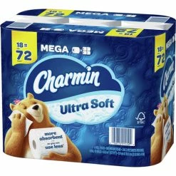 Outlet 😍 Ultra Soft Bath Tissue - 2 Ply - 244 Sheets/Roll - White - Soft, Septic Safe, Comfortable, Absorbent, Unscented, Durable, Sewer-safe, Strong - For Multipurpose - 4 Rolls Per Pack - 18 / Pack 🛒