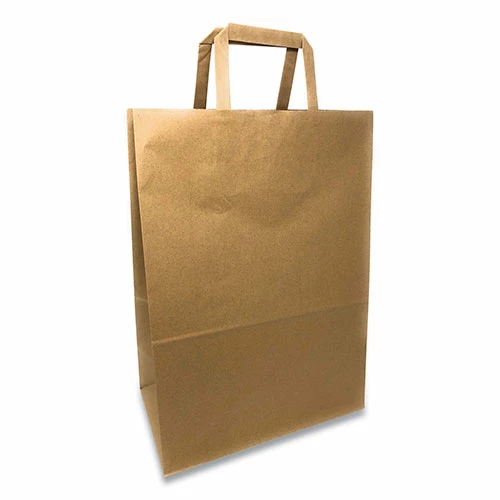 Hot Sale π Kraft Paper Bags, 1/6th BBL 12 X 7 X 17, Natural, 300/Bundle π