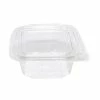 New ❤️ Hinged-Lid Tamper-Evident Container, 12oz, RPET, Clear 🤩