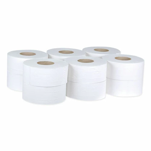 Brand new ๐ Universal Jumbo Bath Tissue, Septic Safe, 2-Ply, White, 3.48" X 1,000 Ft, 12/Carton ๐คฉ - Image 3
