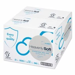 Brand new 🎉 Heavenly Soft Toilet Tissue, Septic Safe, 2-Ply, White. 4.1" X 146 Ft, 500 Sheets/Roll, 96 Rolls/Carton 😀