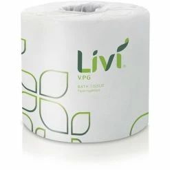 Budget 👍 VPG Bath Tissue - 2 Ply - 400 Sheets/Roll - White - Fiber - For Lodging, Office Building, Restaurant, Hospitality - 96 Rolls Per Carton - 96 / Carton 🔥