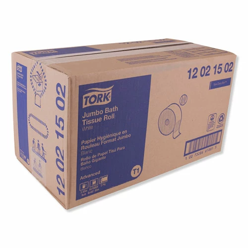 Flash Sale ๐ Advanced Jumbo Bath Tissue, Septic Safe, 2-Ply, White, 1600 Ft/Roll, 6 Rolls/Carton ๐ - Image 2