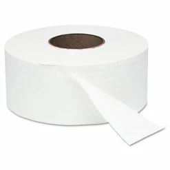 Cheap 💯 Jumbo Roll Bath Tissue, Septic Safe, 2 Ply, White, 3.4" X 1000 Ft, 12 Rolls/Carton 👍