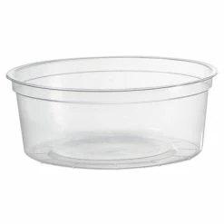 Hot Sale 🔥 Deli Containers, Clear, 8oz, 50/Pack, 10 Pack/Carton 😍